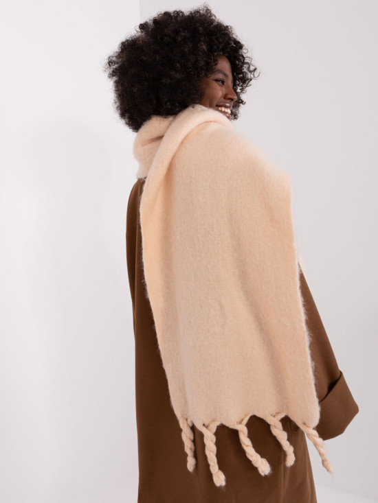 Sciarpa beige in poliestere