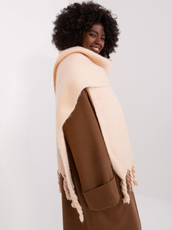 Sciarpa beige in poliestere