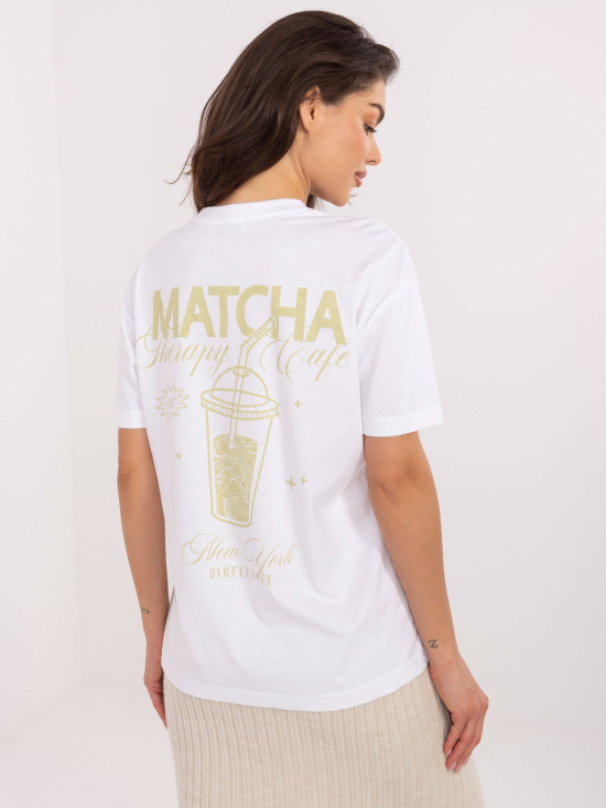 T-shirt bianca con stampa