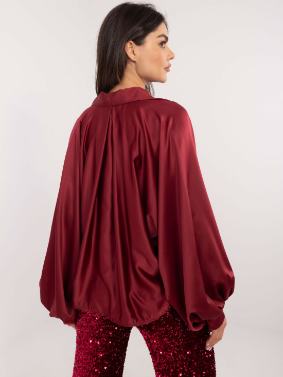 Elegantna bordo košulja s gumbima