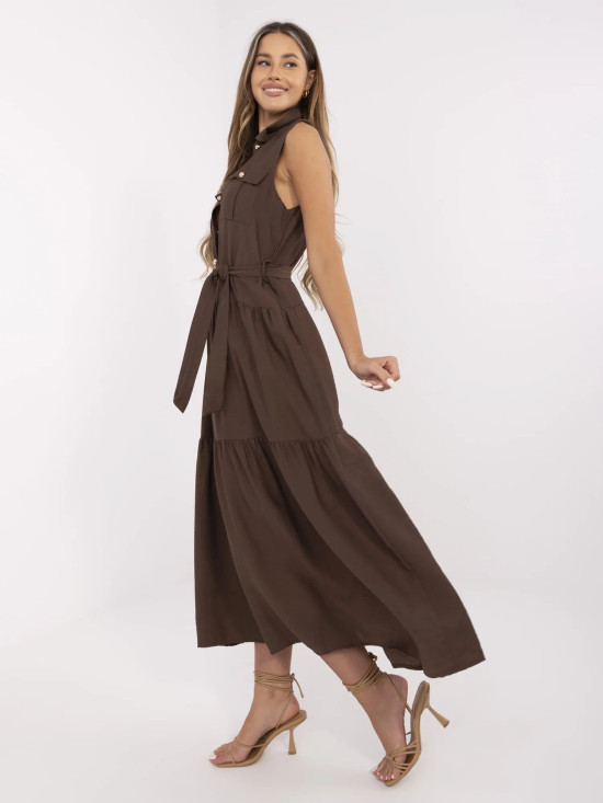 Elegantna maxi haljina s volanima