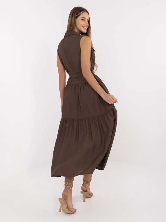 Elegantna maxi haljina s volanima