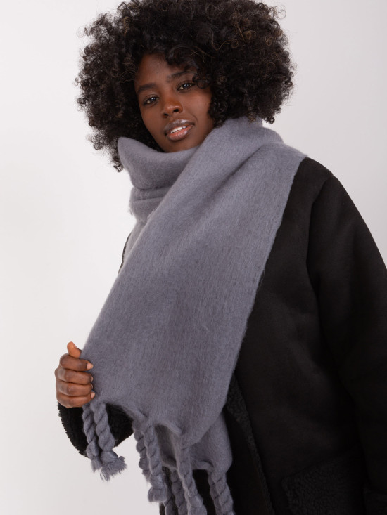 Sciarpa Elegante in Grigio Scuro