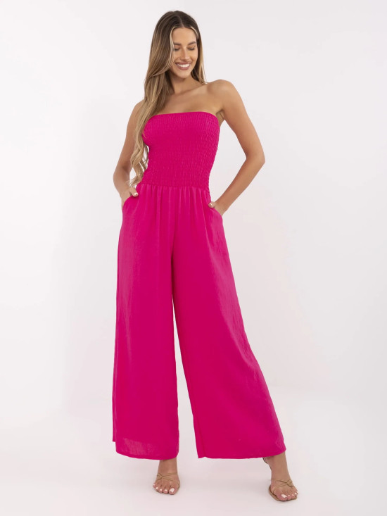 Tuta fucsia elegante