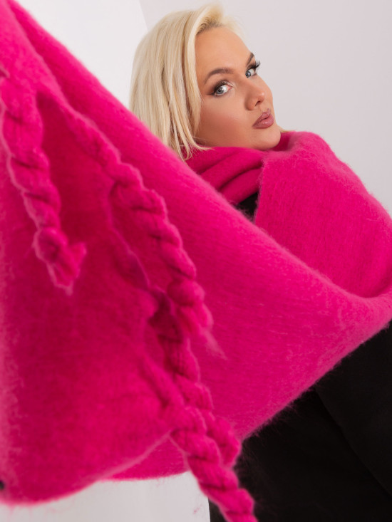 Sciarpa elegante fucsia
