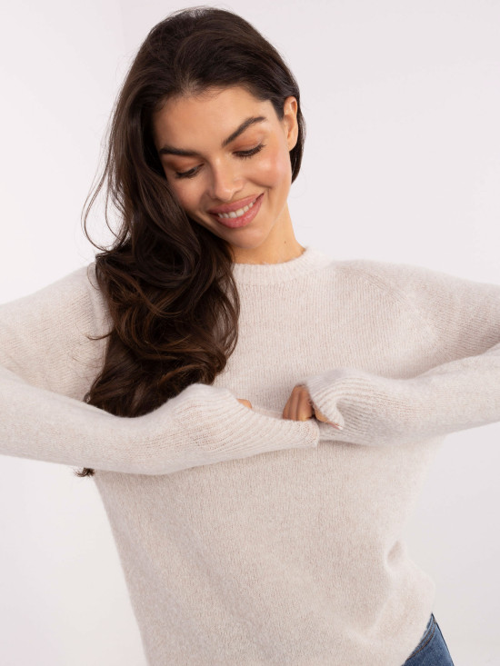 Bež pulover od alpake