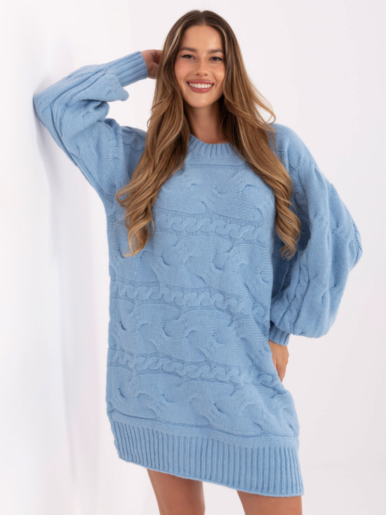Oversize pulover u svijetloplavoj boji
