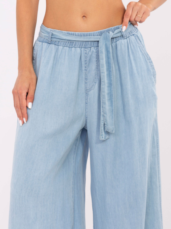 Pantaloni Palazzo Eleganti in Blu Chiaro