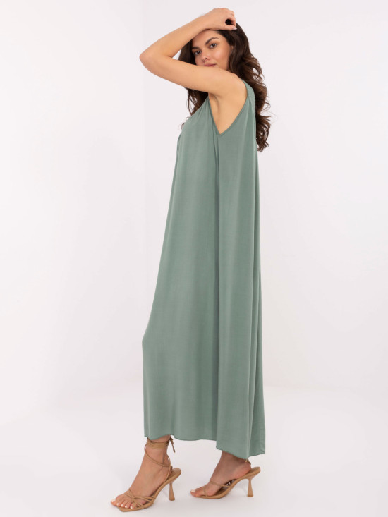 Abito estivo oversize in khaki