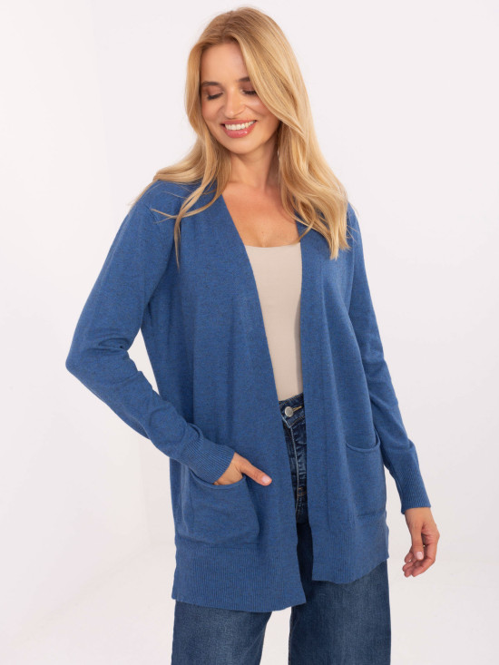 Cardigan blu elegante