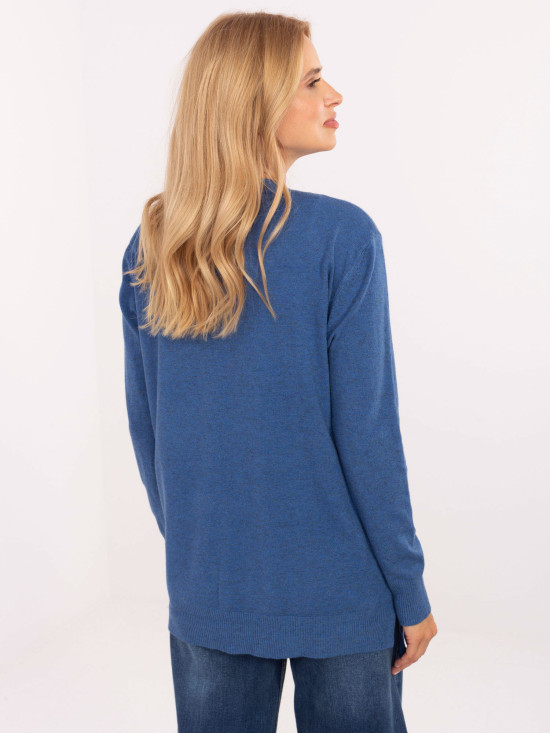 Cardigan blu elegante