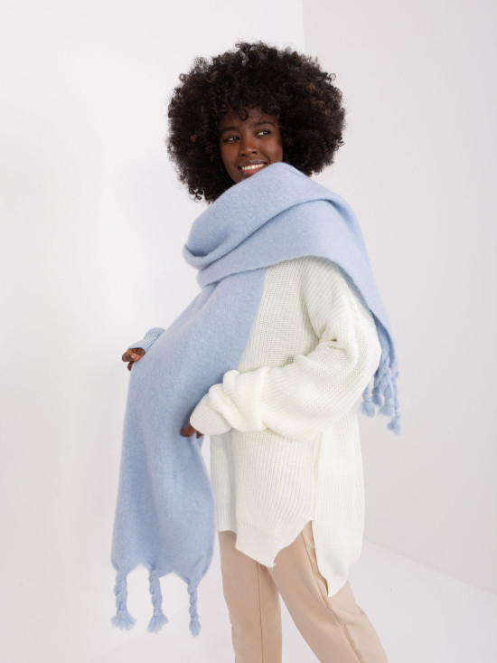 Sciarpa blu elegante