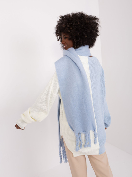 Sciarpa blu elegante