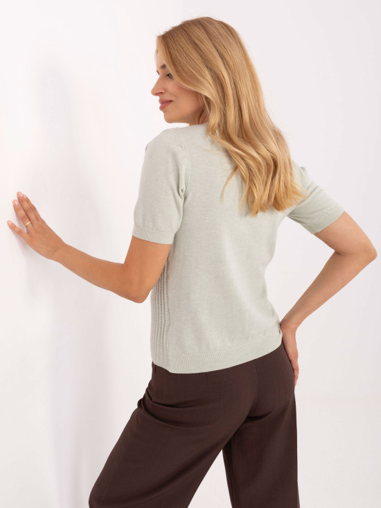 Elegantni pistacija pulover