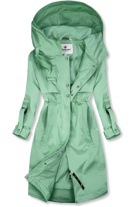 Cappotto di transizione verde primaverile