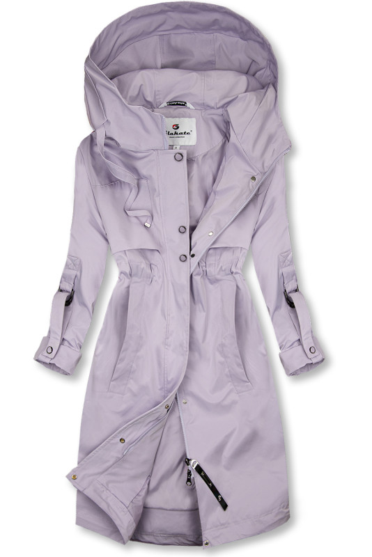Cappotto di transizione lilla