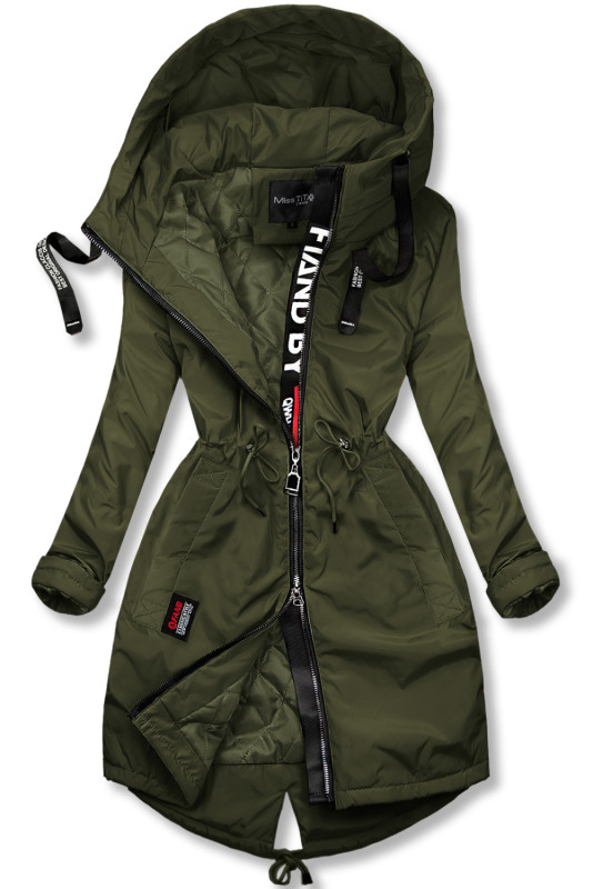 Cappotto/parka esteso/a kaki
