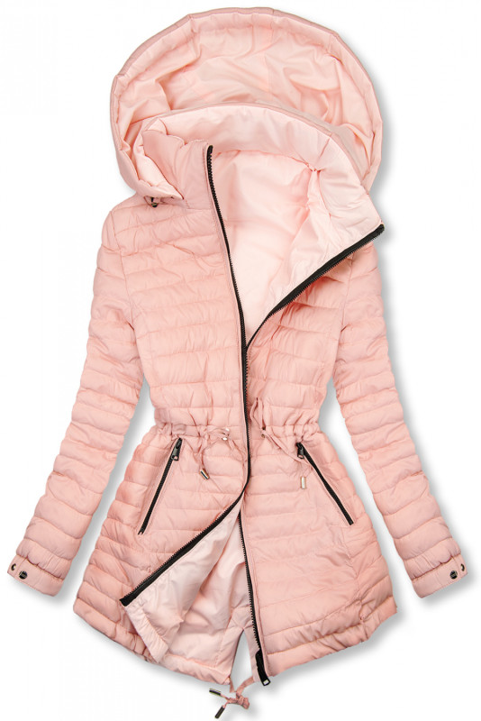 Prošivena dvostrana parka ružičasta/babypink
