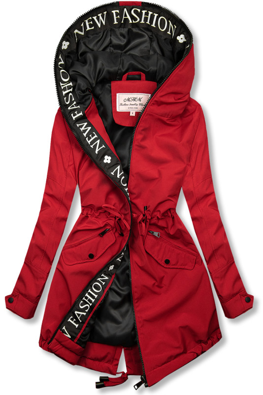 Parka di transizione leggero FASHION rosso