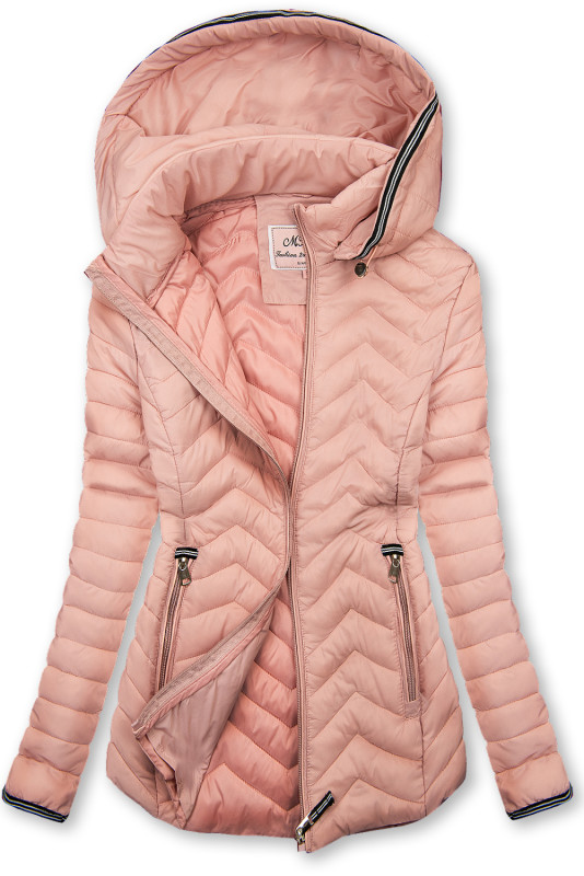 Giacca leggera di transizione rosa chiaro