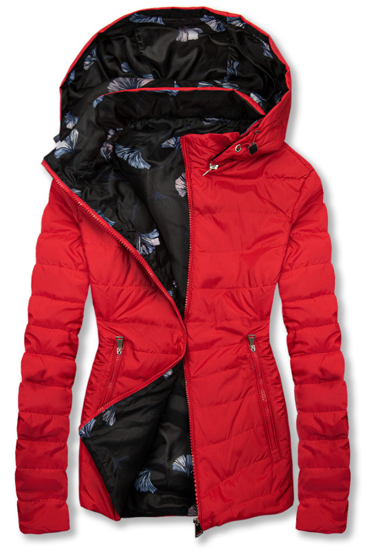 Giacca di transizione doppia faccia rossa