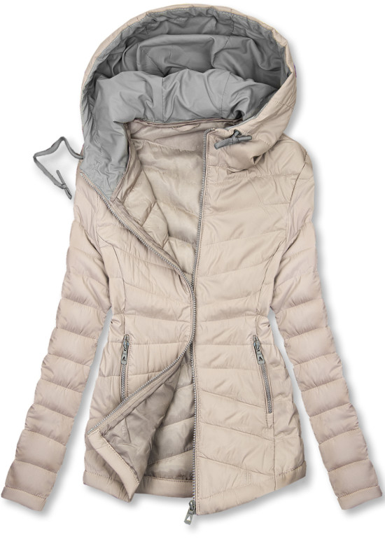 Giacca leggera trapuntata beige