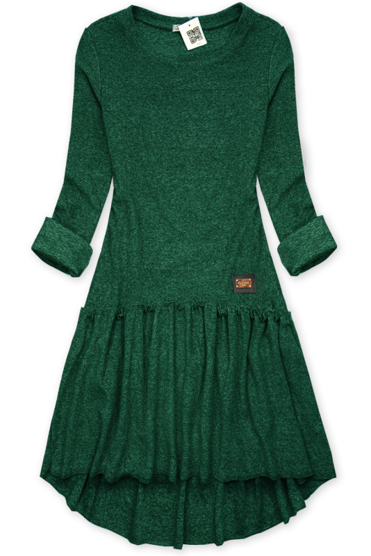 Abito casual verde smeraldo FASHION