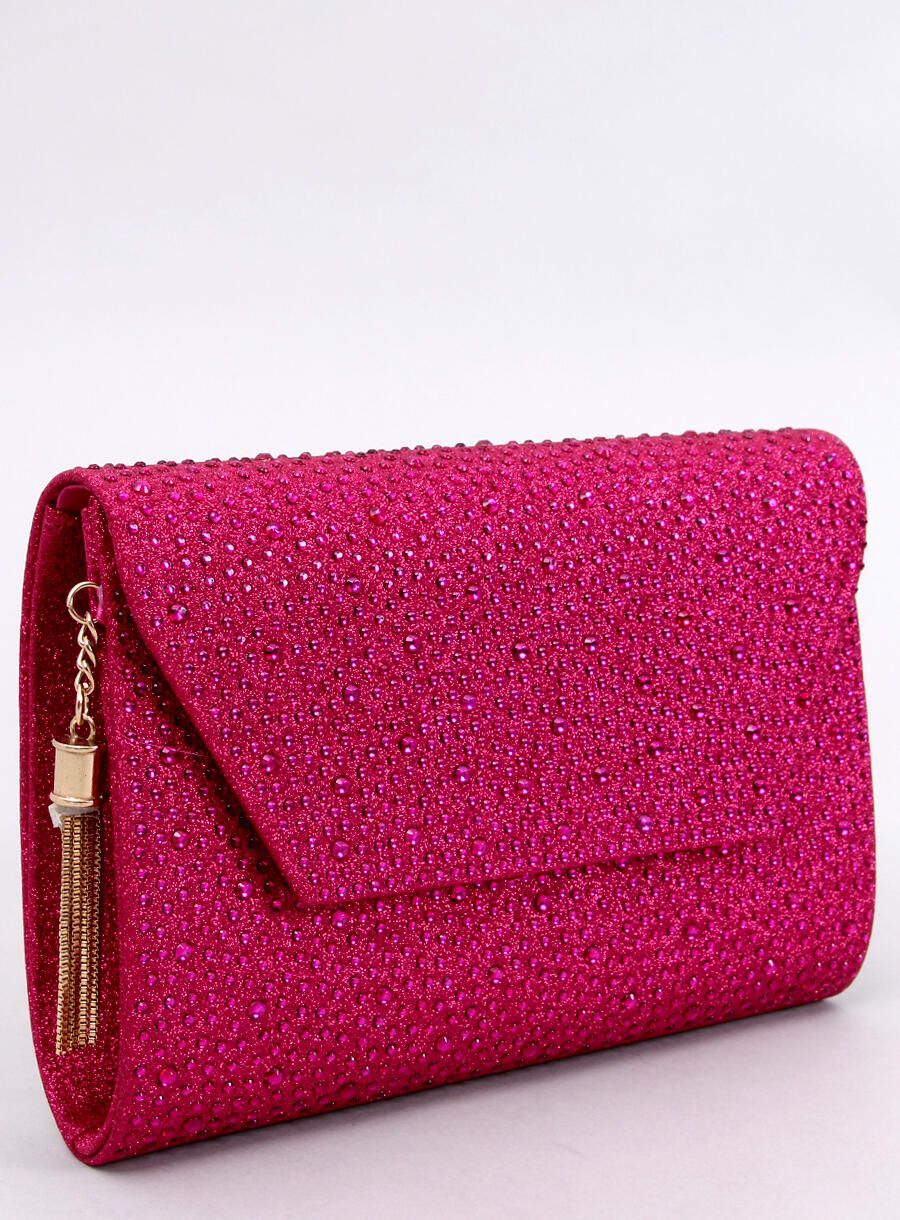 Borsa da donna rosa lucida