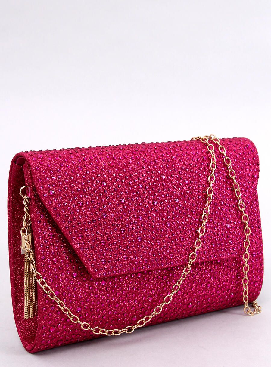 Borsa da donna rosa lucida