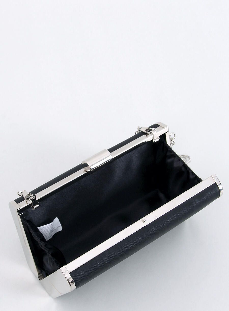 Borsa elegante nera con nappina