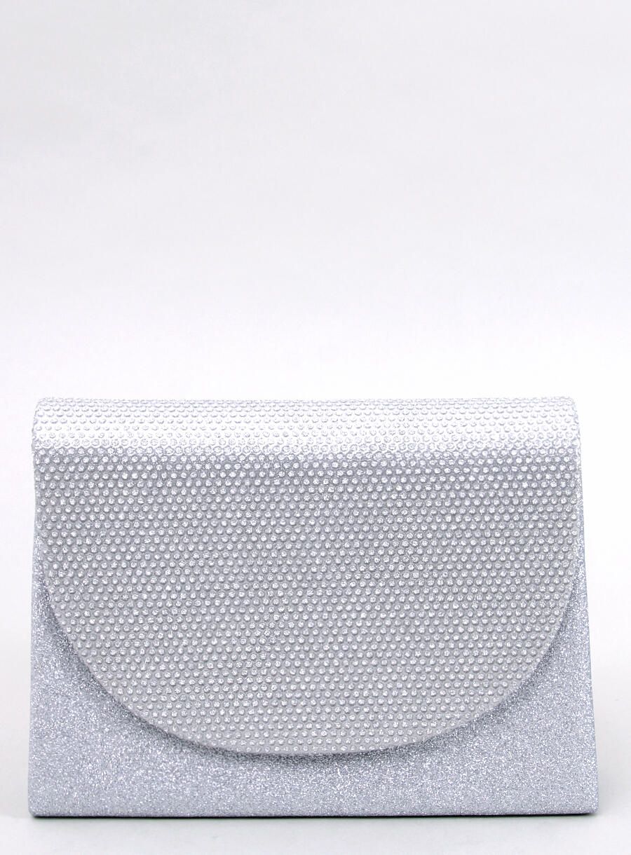 Borsa formale lucida argento