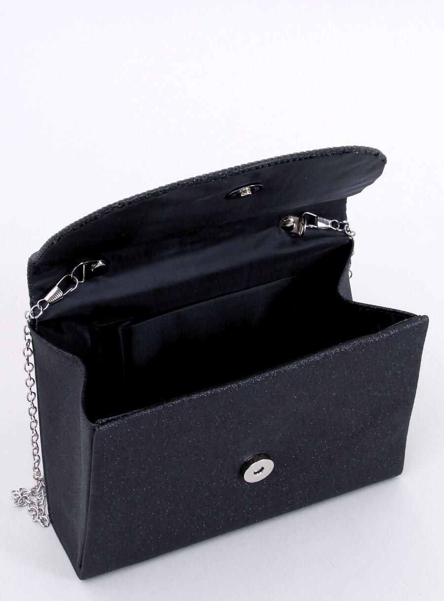 Borsa formale lucida nera