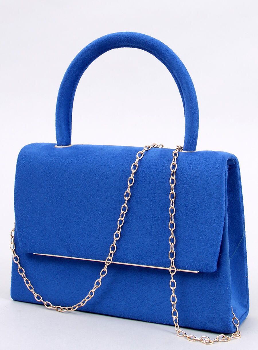 Borsa a mano blu reale