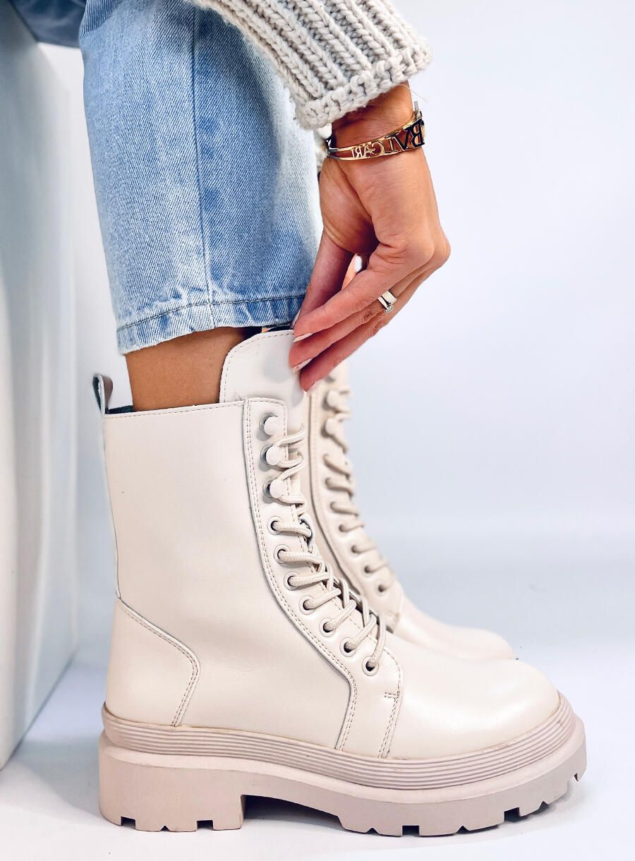 Scarpe con piattaforma INES beige