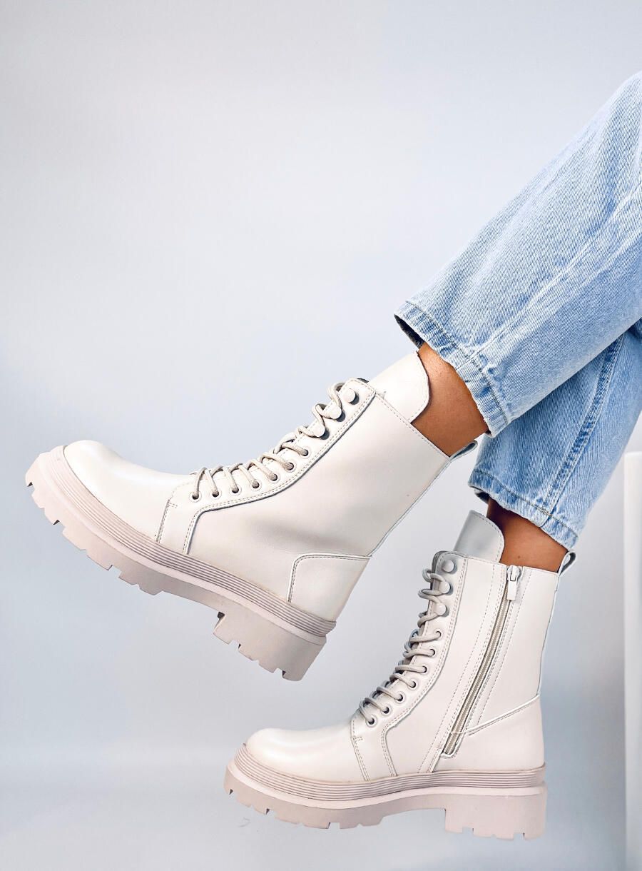 Scarpe con piattaforma INES beige