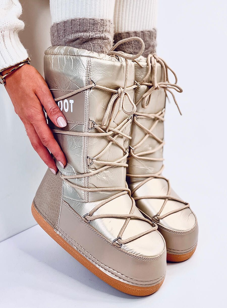 Stivali oro champagne SNOW BOOTS
