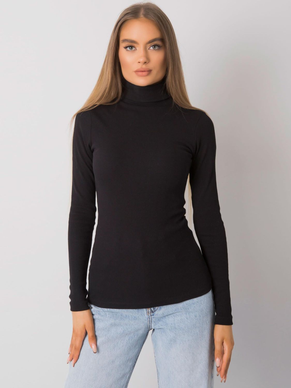 Crni prugasti ženski golf RUE PARIS