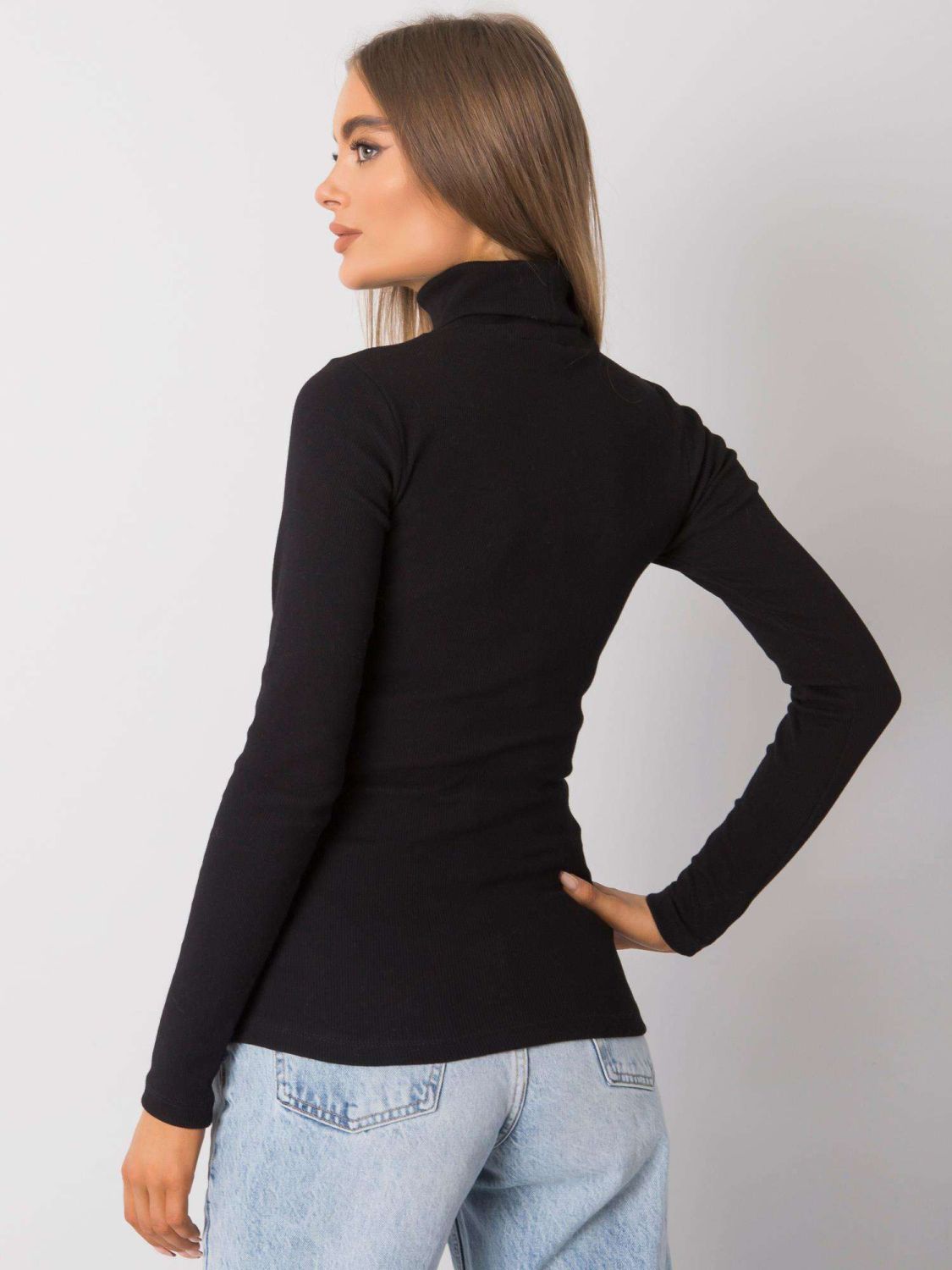 Crni prugasti ženski golf RUE PARIS