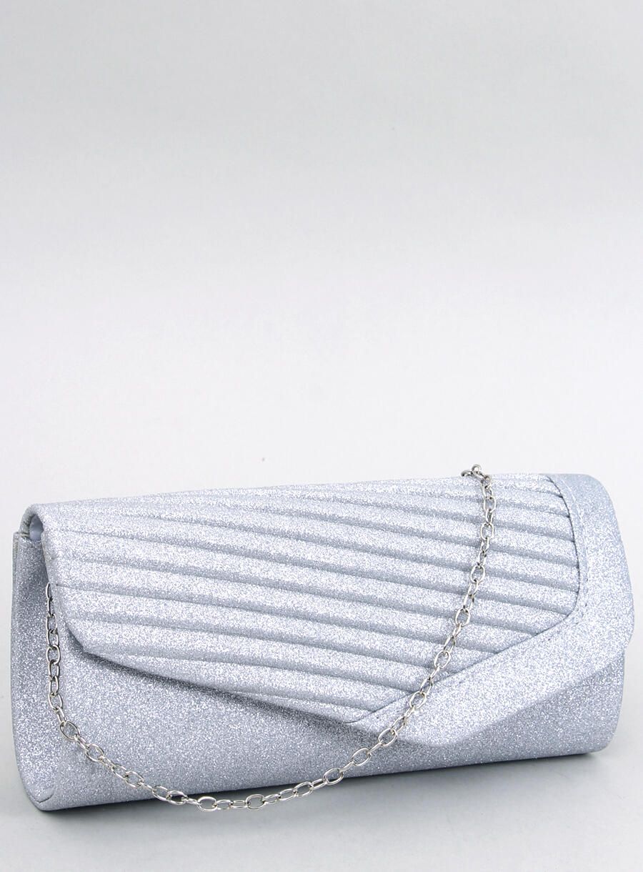 Borsa formale argento lucida