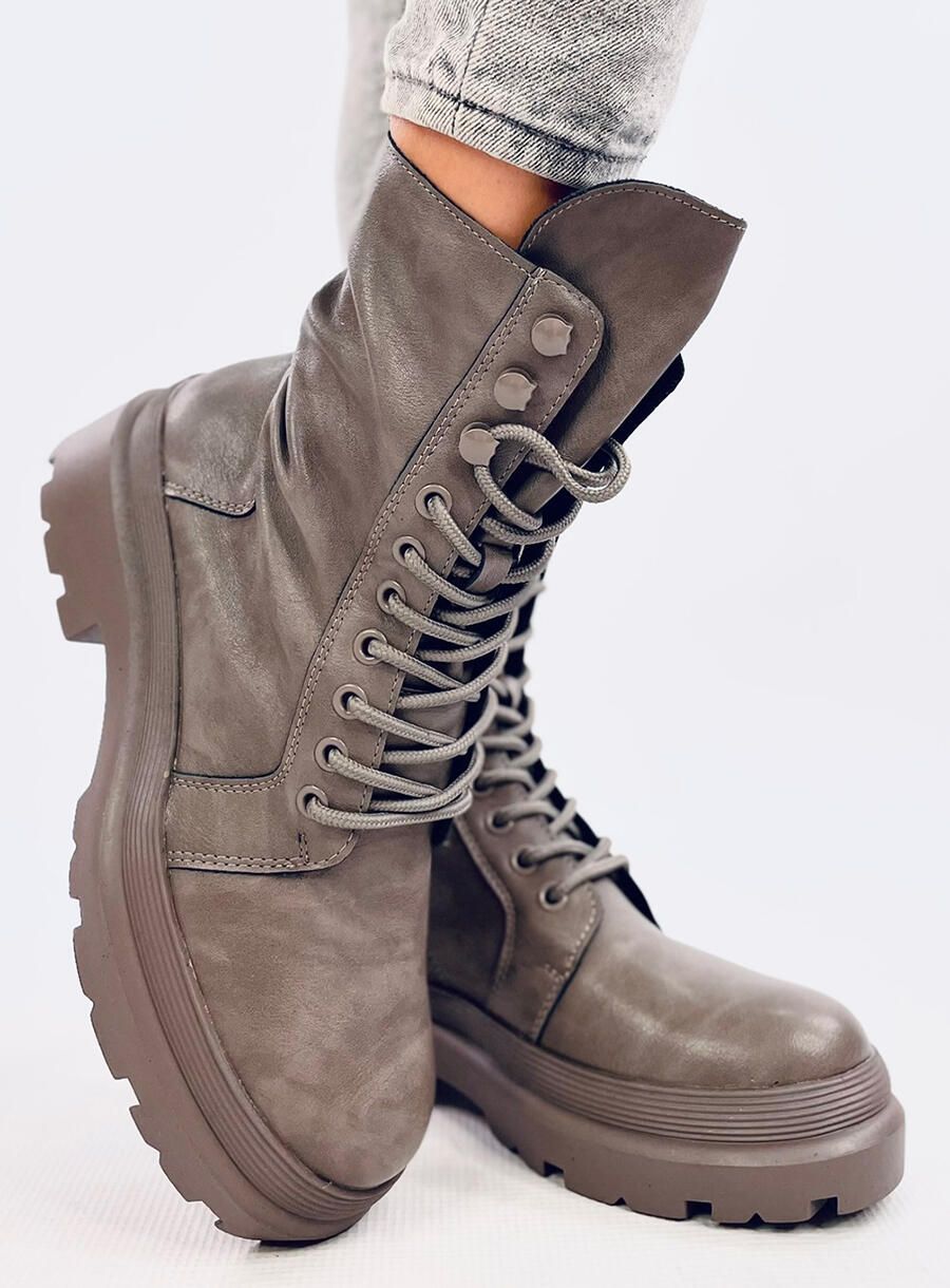 Scarpe con piattaforma INES grigie