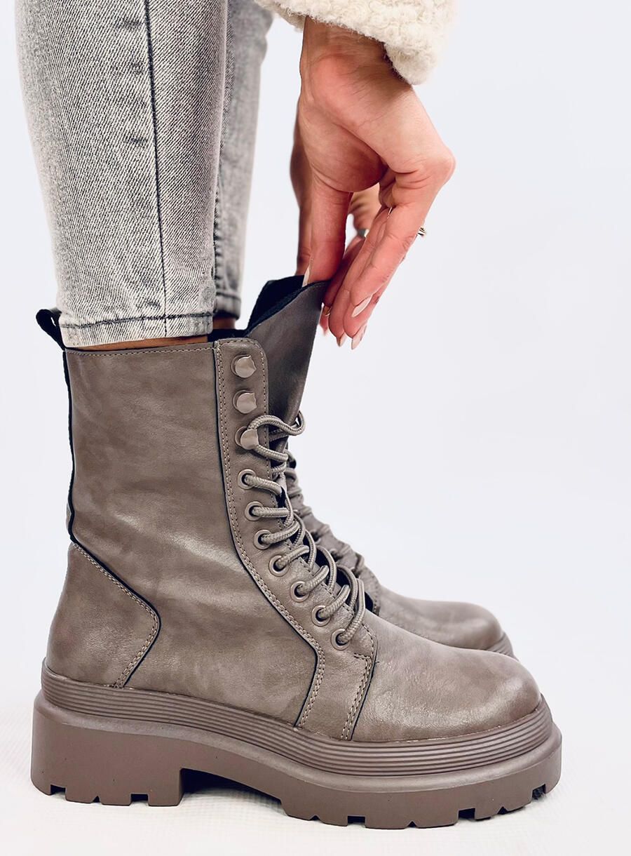 Scarpe con piattaforma INES grigie