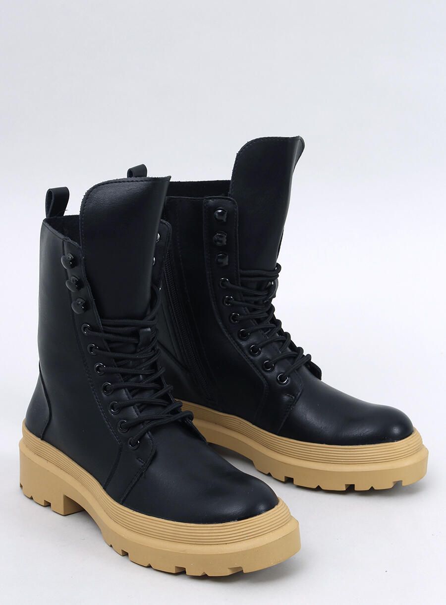 Scarpe con piattaforma INES nero/sabbia