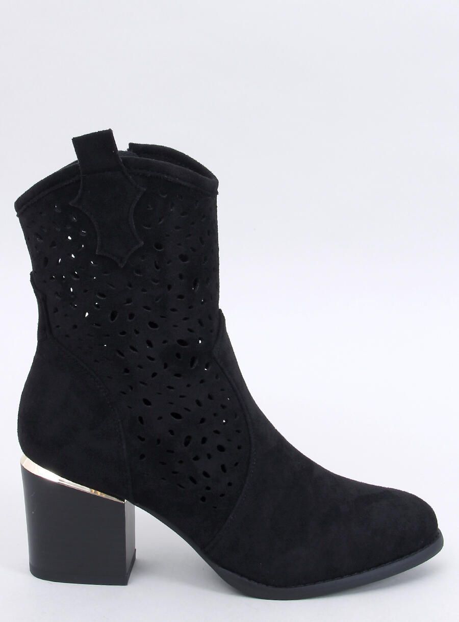 Stivaletto traforato DOLLY nero
