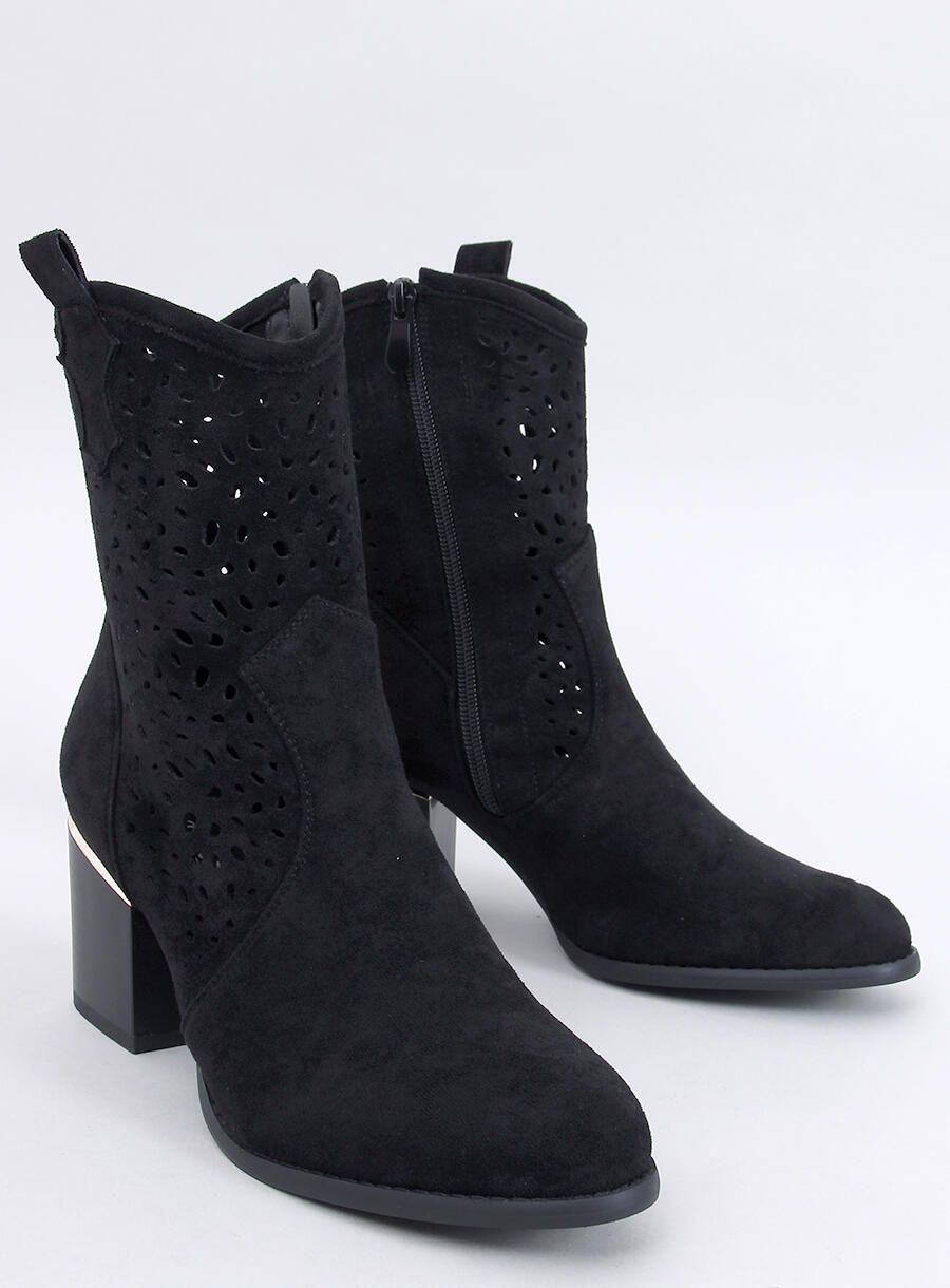Stivaletto traforato DOLLY nero