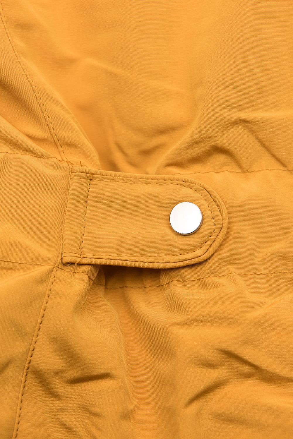 Žuta zimska jakna/parka sa smeđim plišem