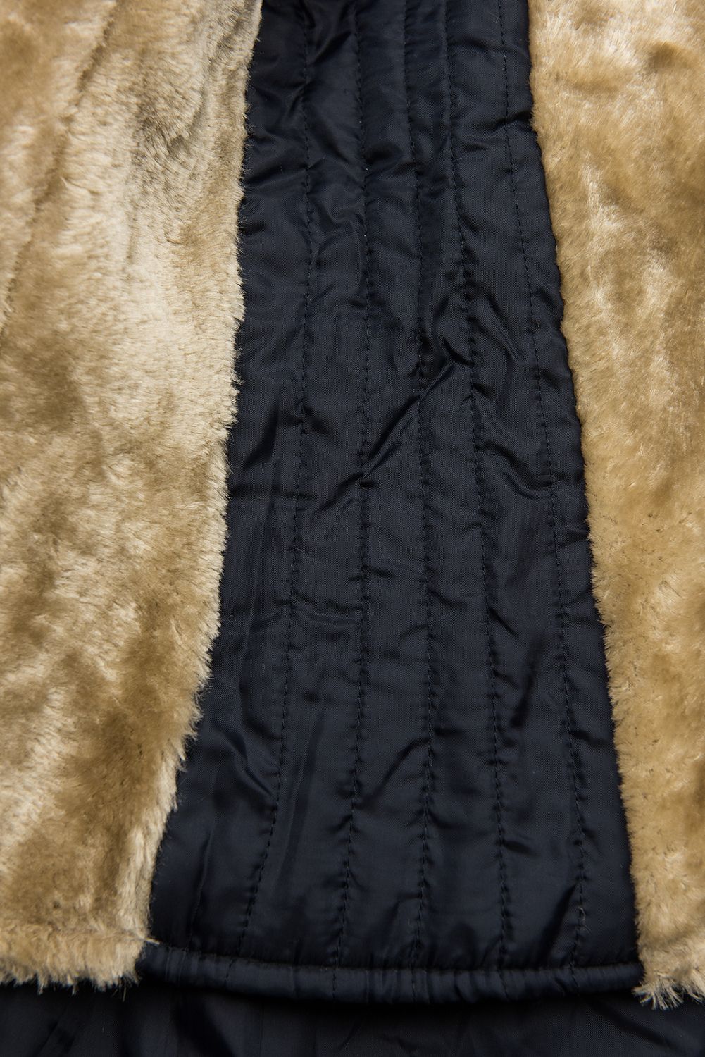 Parka blu scuro per autunno/inverno con fodera rimovibile