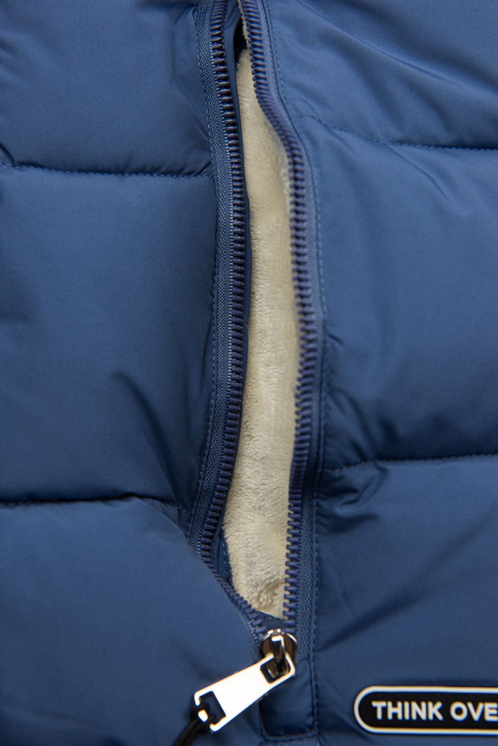 Giubbotto invernale blu con cappuccio WINTER