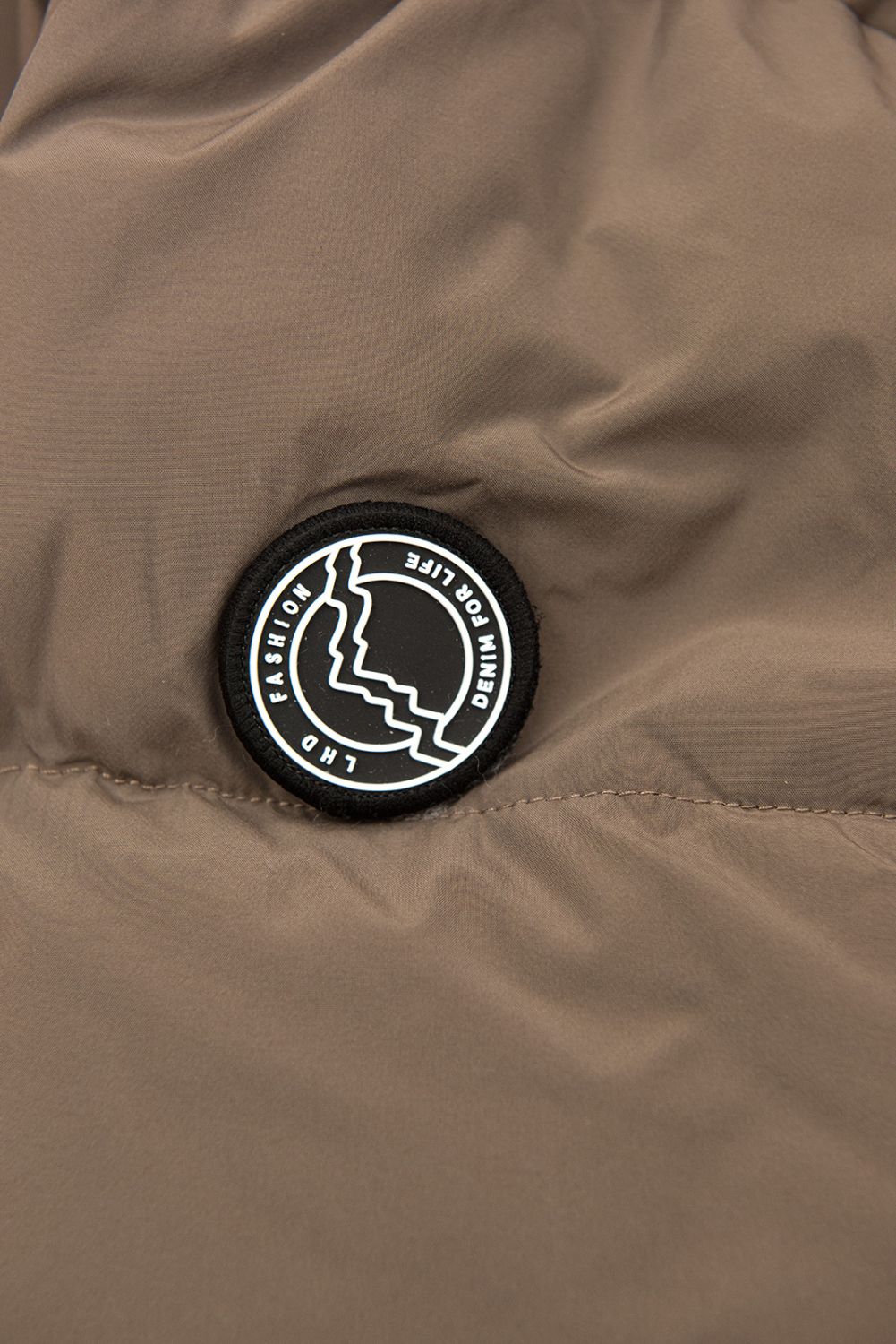 Giacca marrone estesa per autunno/inverno SPORTY
