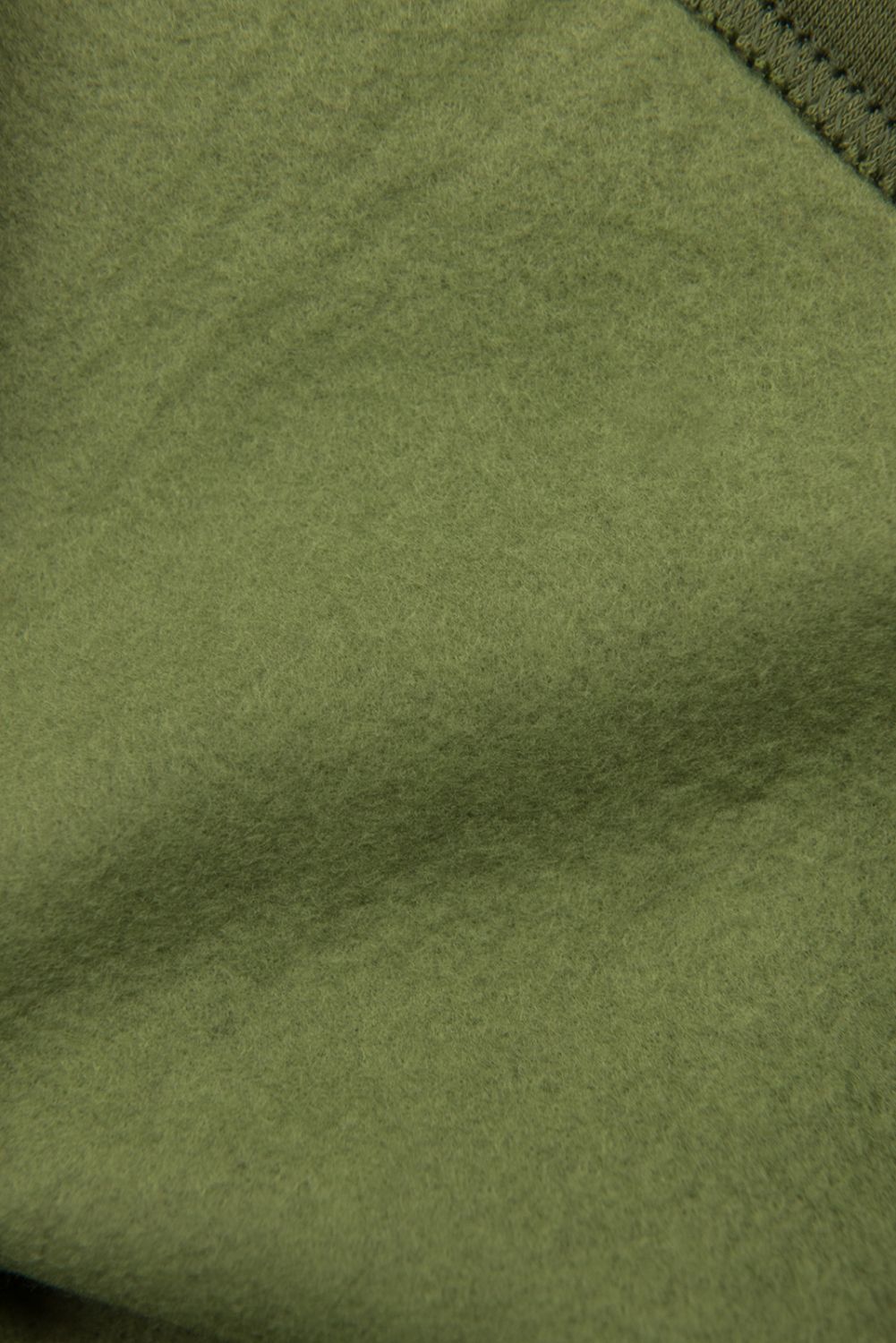 Felpa estesa kaki/grigio