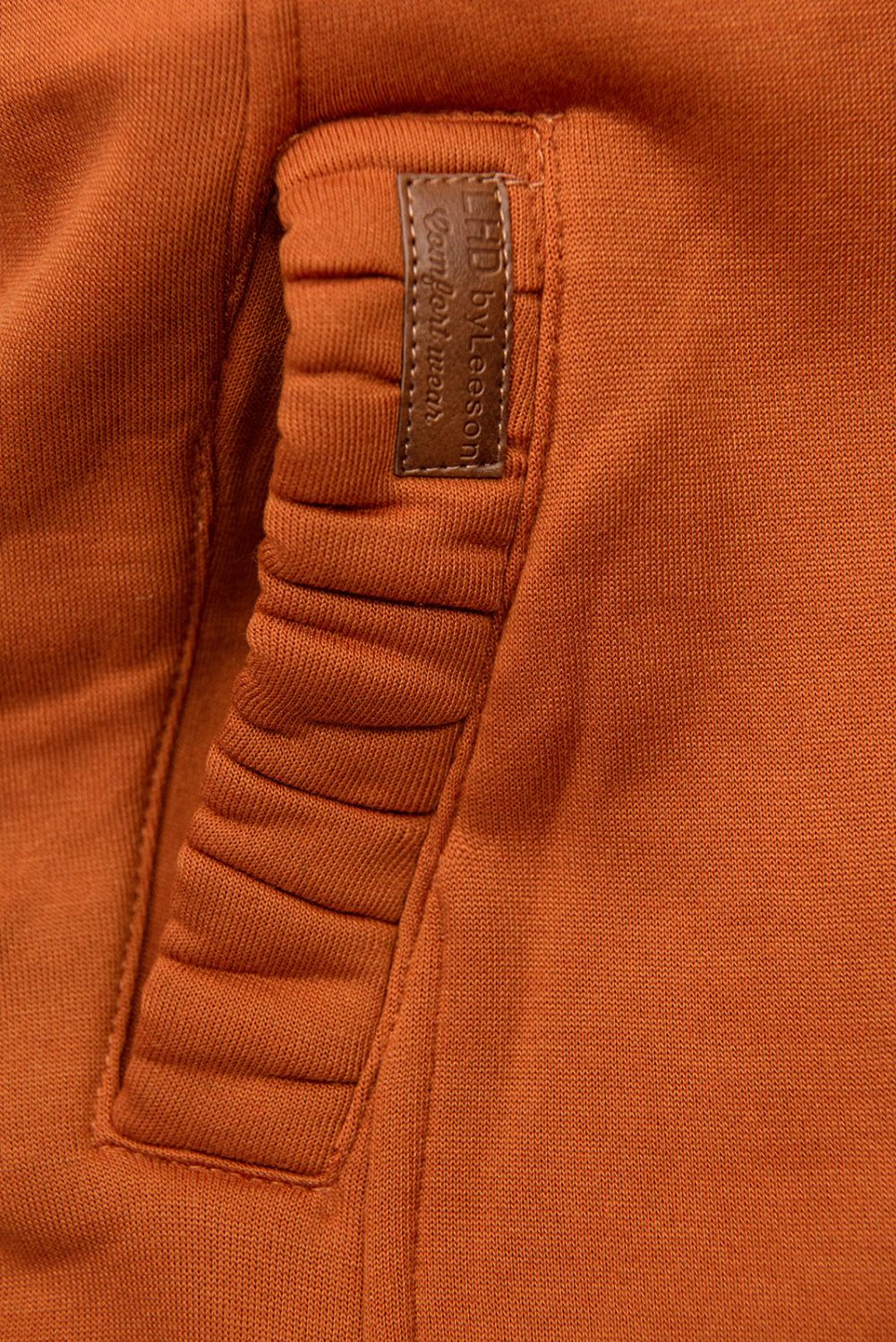 Felpa estesa terracotta di LHD